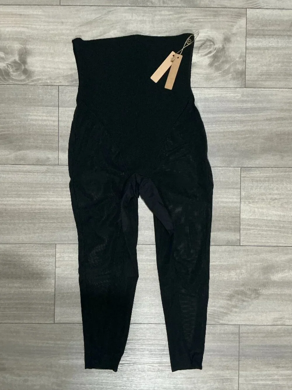 NWT Black High Waist Butt Lifting Mesh Legging Shaper